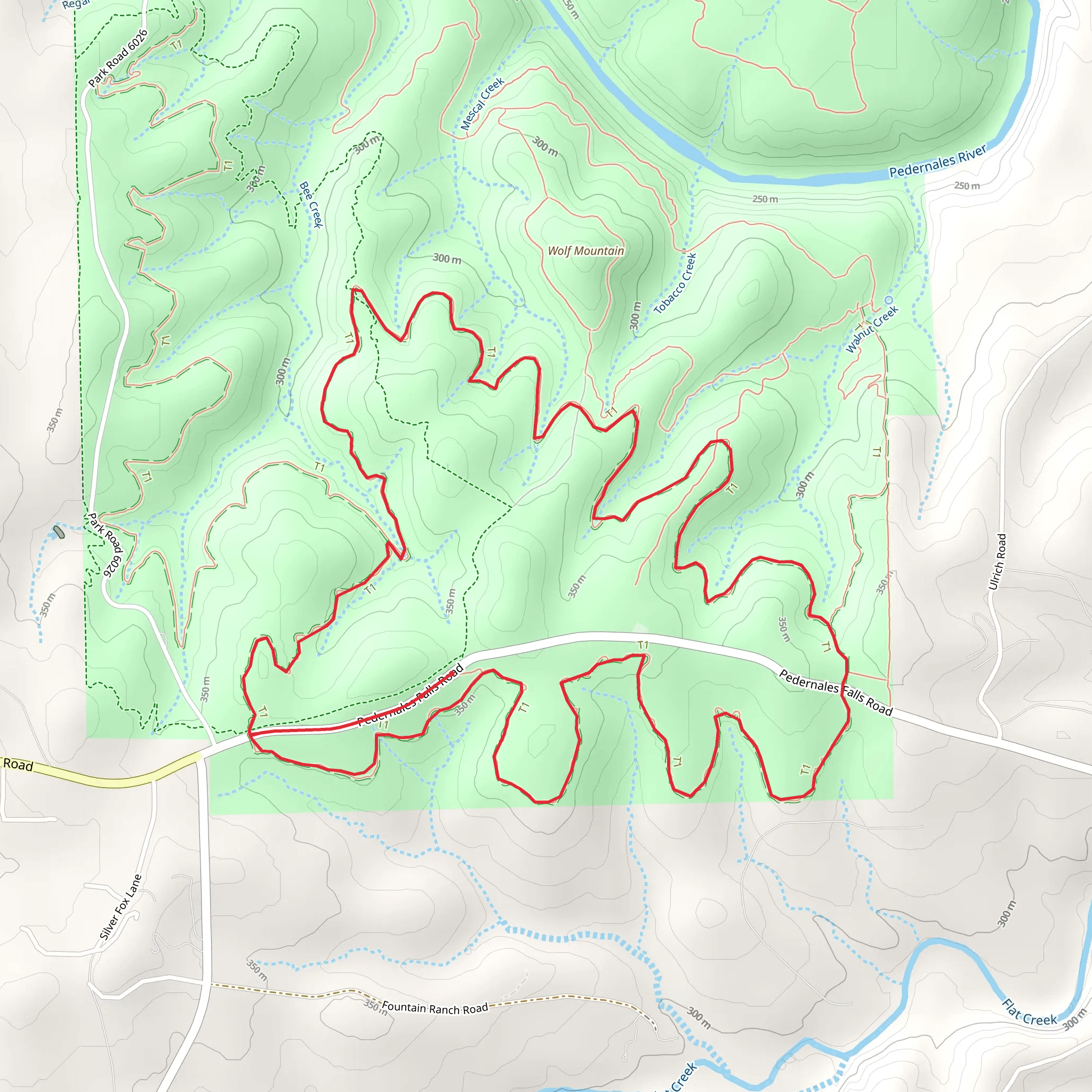 Madrone and Juniper Ridge Loop Trail mobile static map