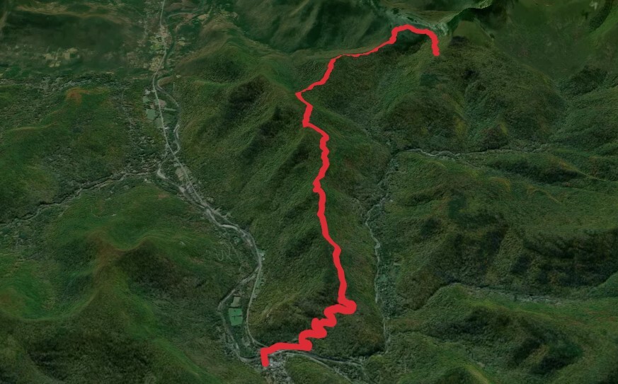 Cross Mountain from Phoenicia Trail