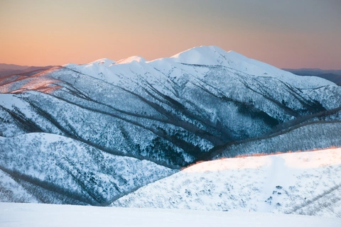 An image depicting the trail Mount Feathertop Trail - The Razorback and its surrounding area.
