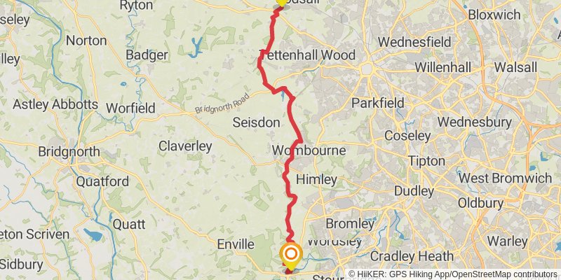 Monarch's Way stage 4 Map
