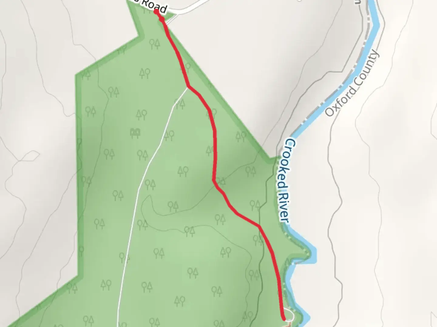 An image depicting the trail Walk along Crooked River and its surrounding area.