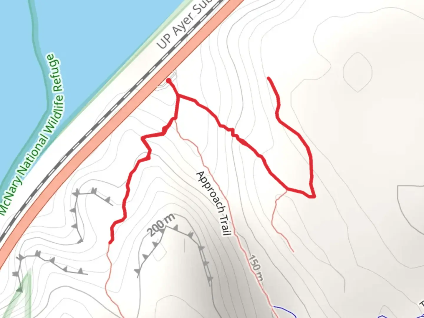 An image depicting the trail History of Wallula Walk and its surrounding area.