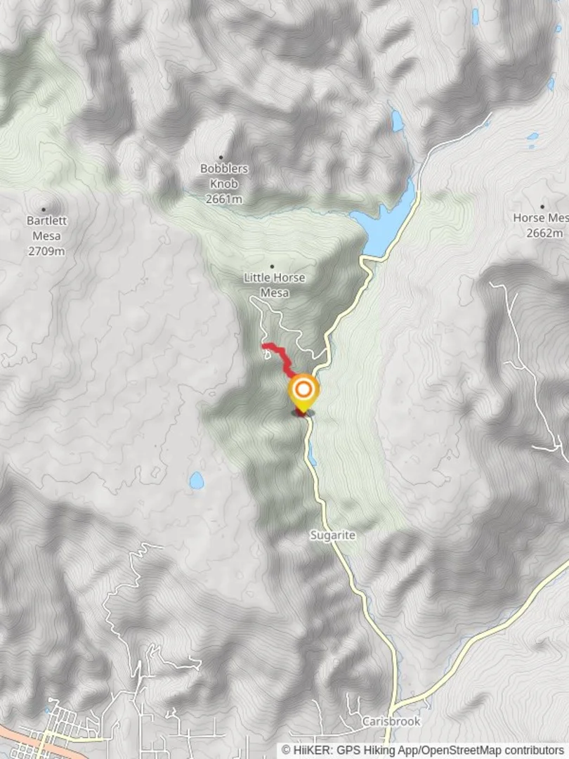 An image depicting the trail Soda Pocket Campground Walk and its surrounding area.
