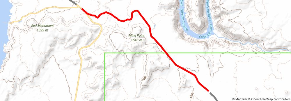 American Discovery Trail South Route stage 304 Map