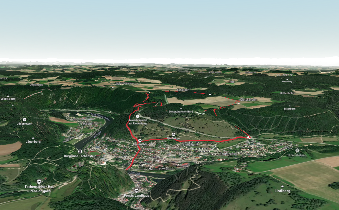 Schneiderkapelle, Fischerei und Naturlehrpfad and Dieterznofen Loop - Riedenburg