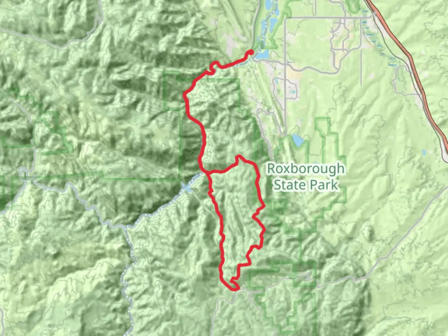 An image depicting the trail Colorado and Indian Creek Loop Trail and its surrounding area.