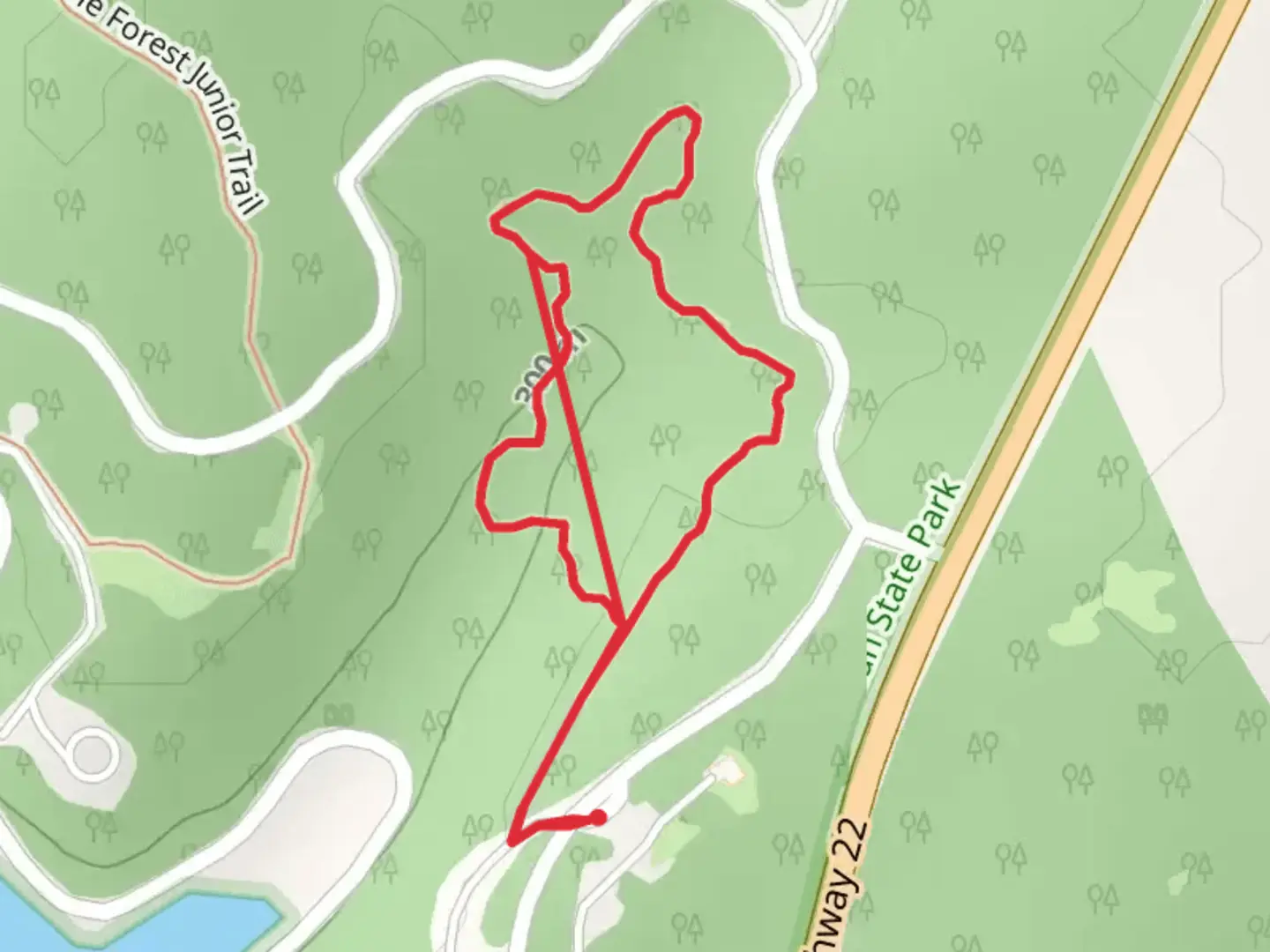 An image depicting the trail Little Springs Loop Trail and its surrounding area.