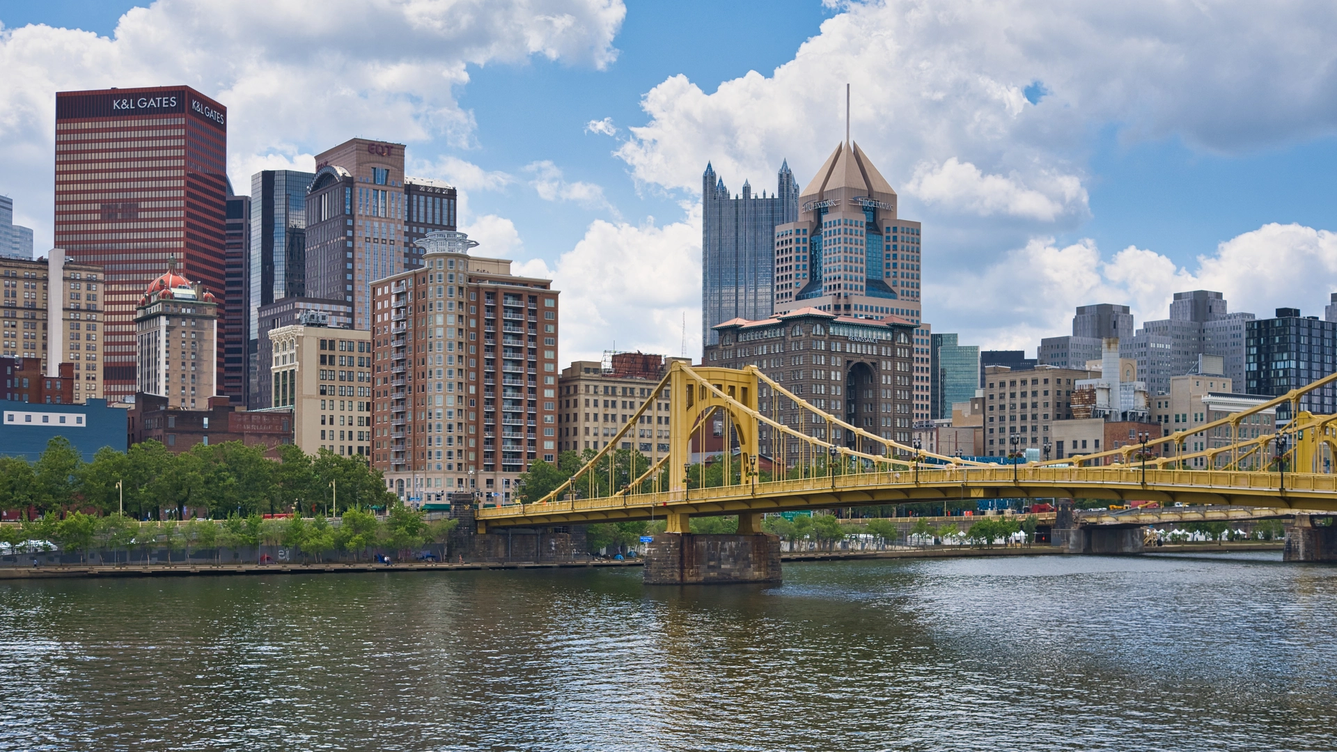 An image depicting the trail East Ohio Street to North side via North Shore Trail and its surrounding area.