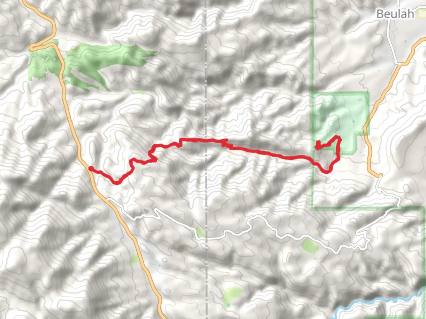 An image depicting the trail South Creek and Tower Trail and its surrounding area.