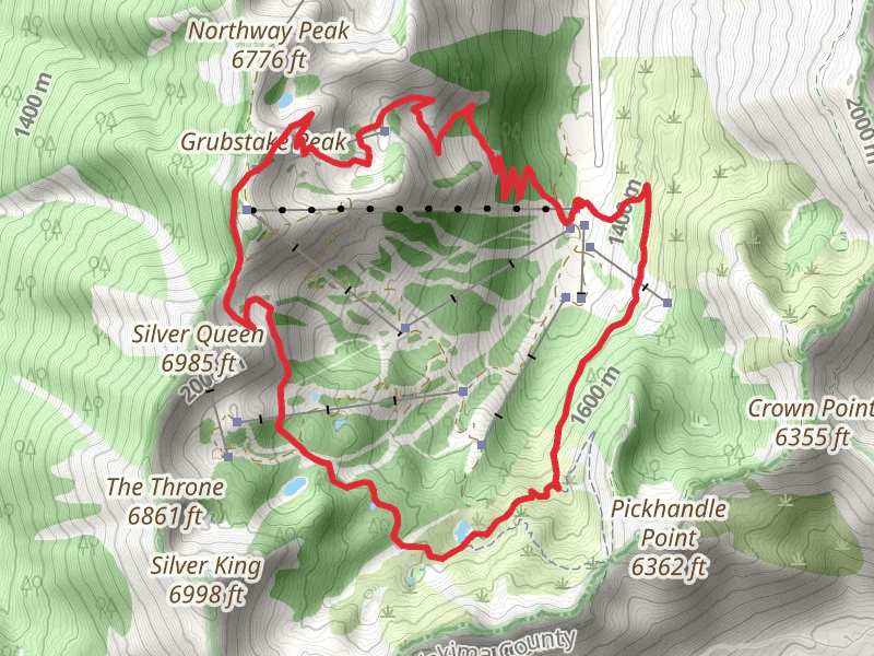 Silver Creek Trail and Crystal Mountain Trail