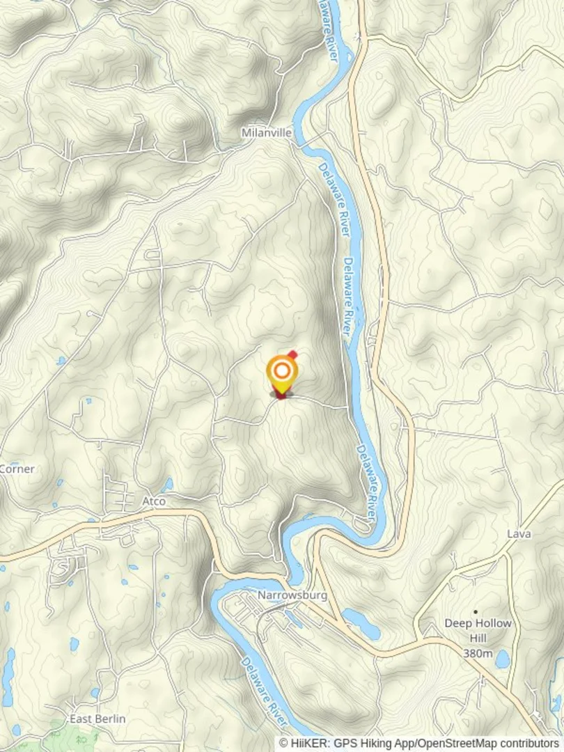 An image depicting the trail Damascus Forest Loop and its surrounding area.