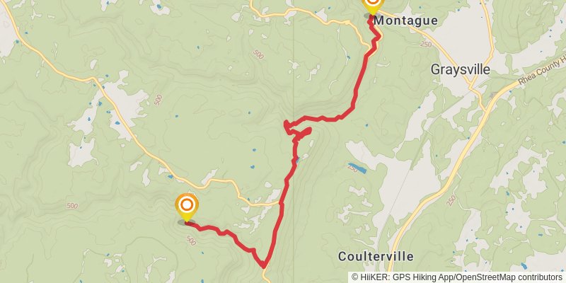 Great Eastern Trail (Incomplete) stage 52 Map