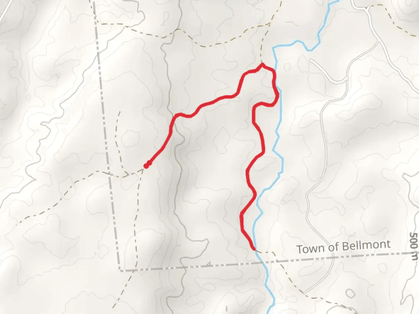 An image depicting the trail Salmon River Trail and its surrounding area.