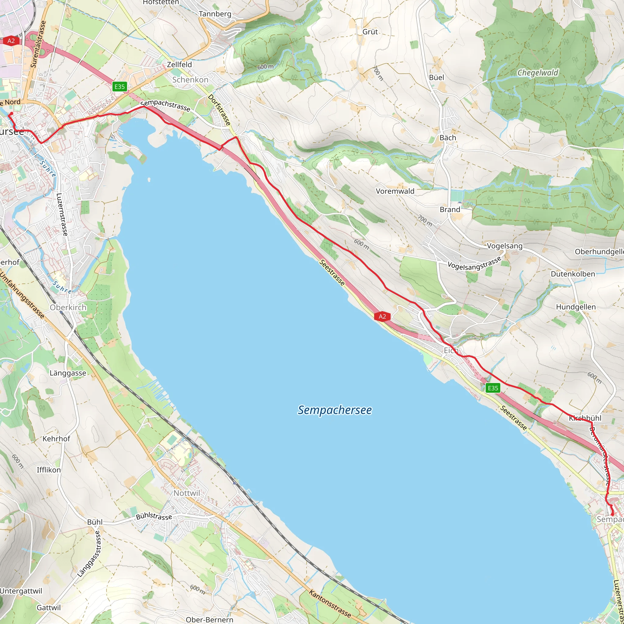 Wanderung - von Bierlokal zu Bierlokal mobile static map