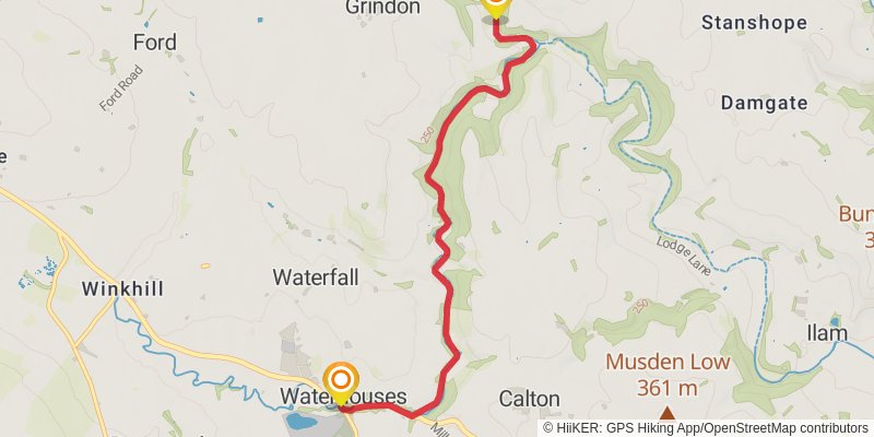 Hamps Way stage 2 Map