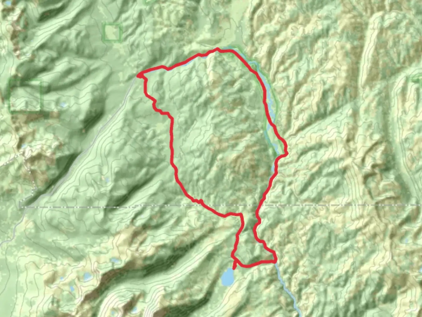An image depicting the trail Loon Lake via Secesh River Trail and its surrounding area.