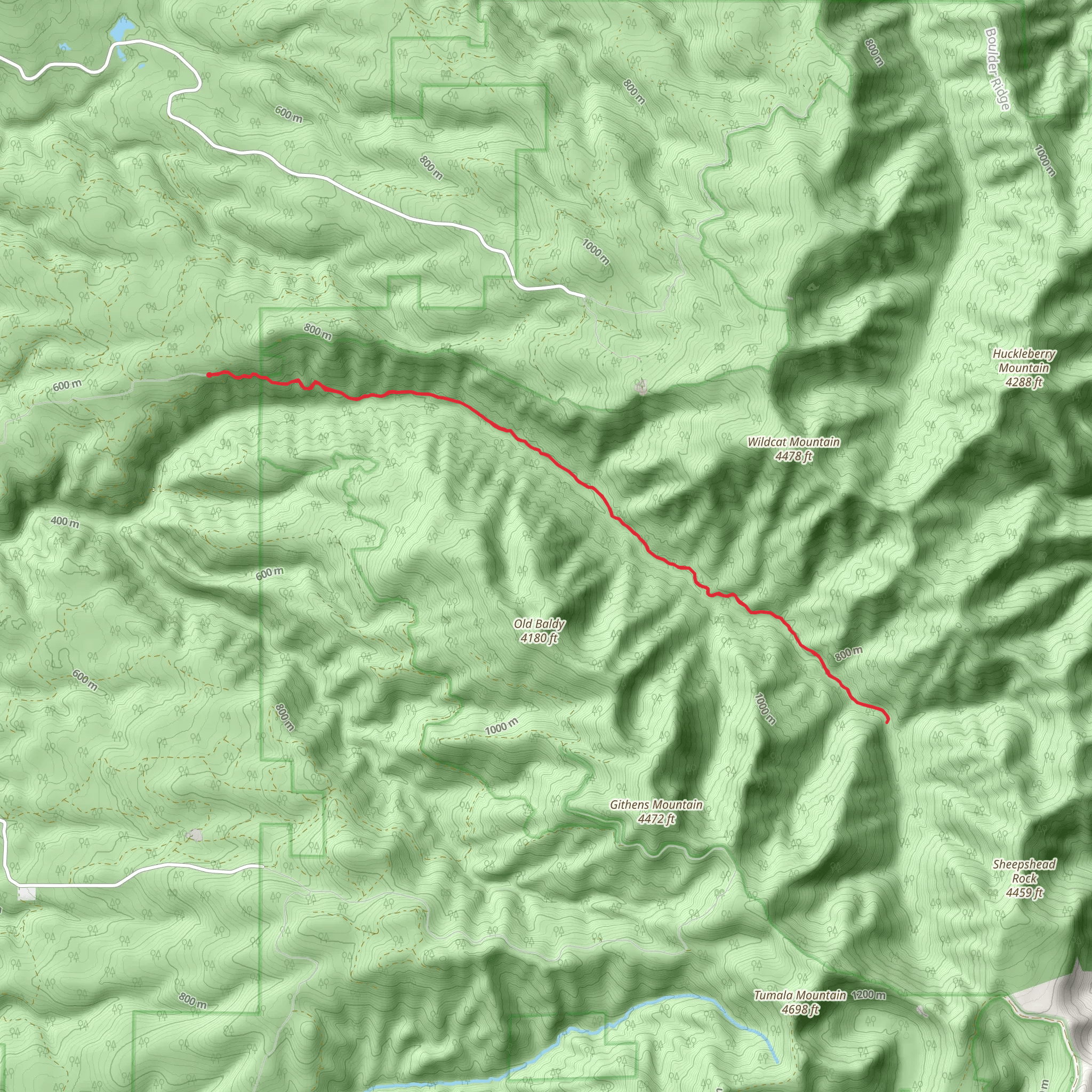 Eagle Creek Trail from Southeast Harvey Road mobile static map