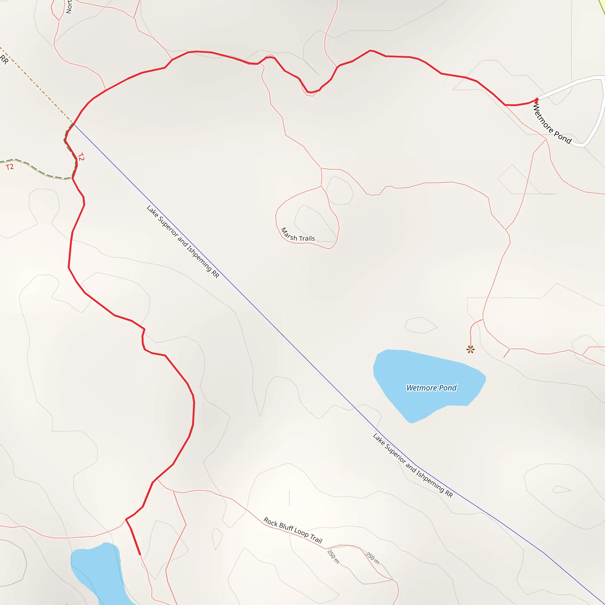 Wetmore Pond Overlook mobile static map