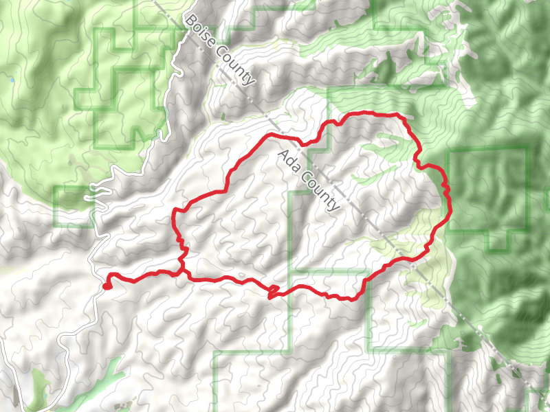 Eagleson Summit via Corrals Loop