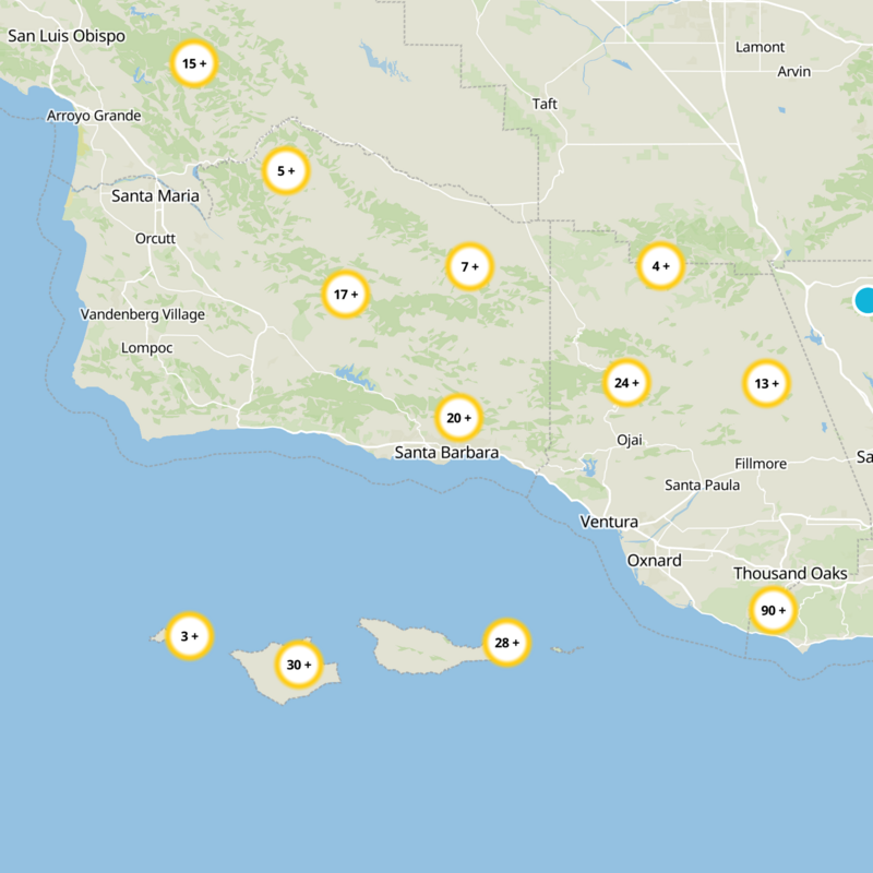 CAL Fire Santa Barbara County Static Map