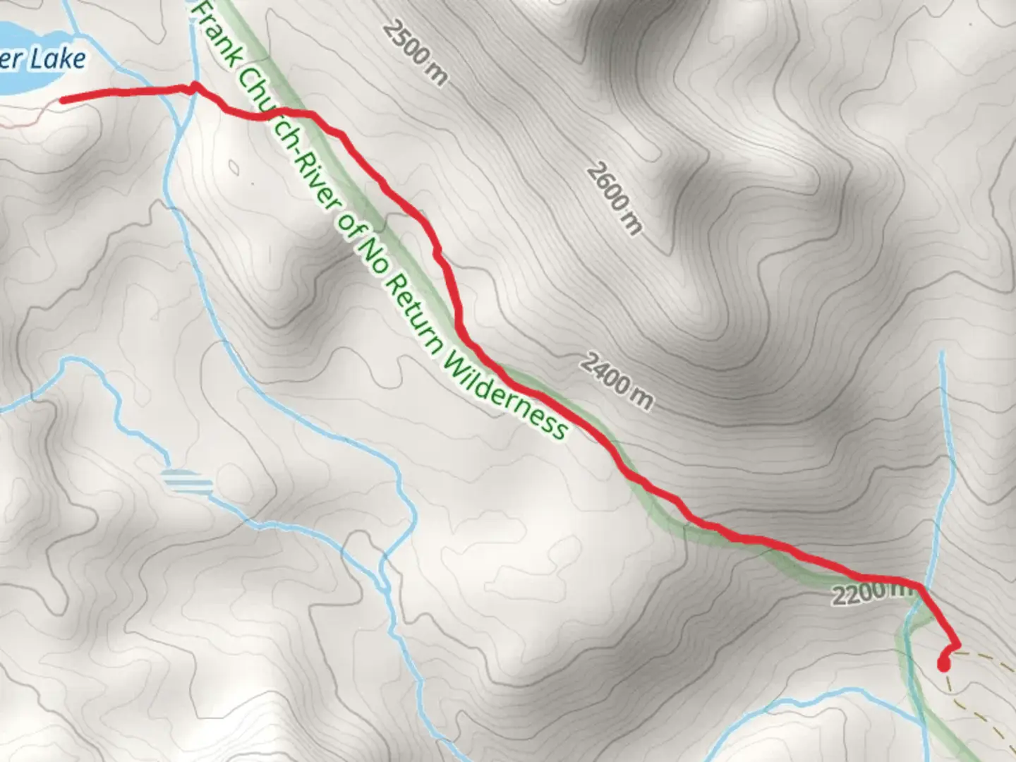 An image depicting the trail Langer Lake Trail and its surrounding area.