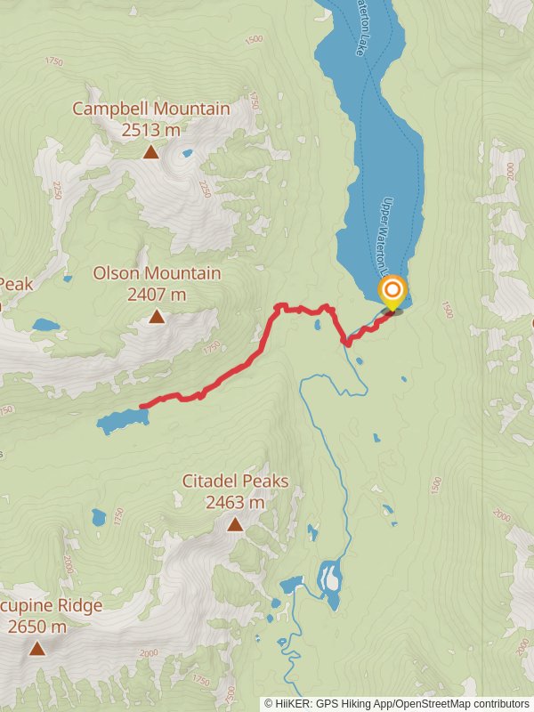 Lake Janet via Boulder Pass