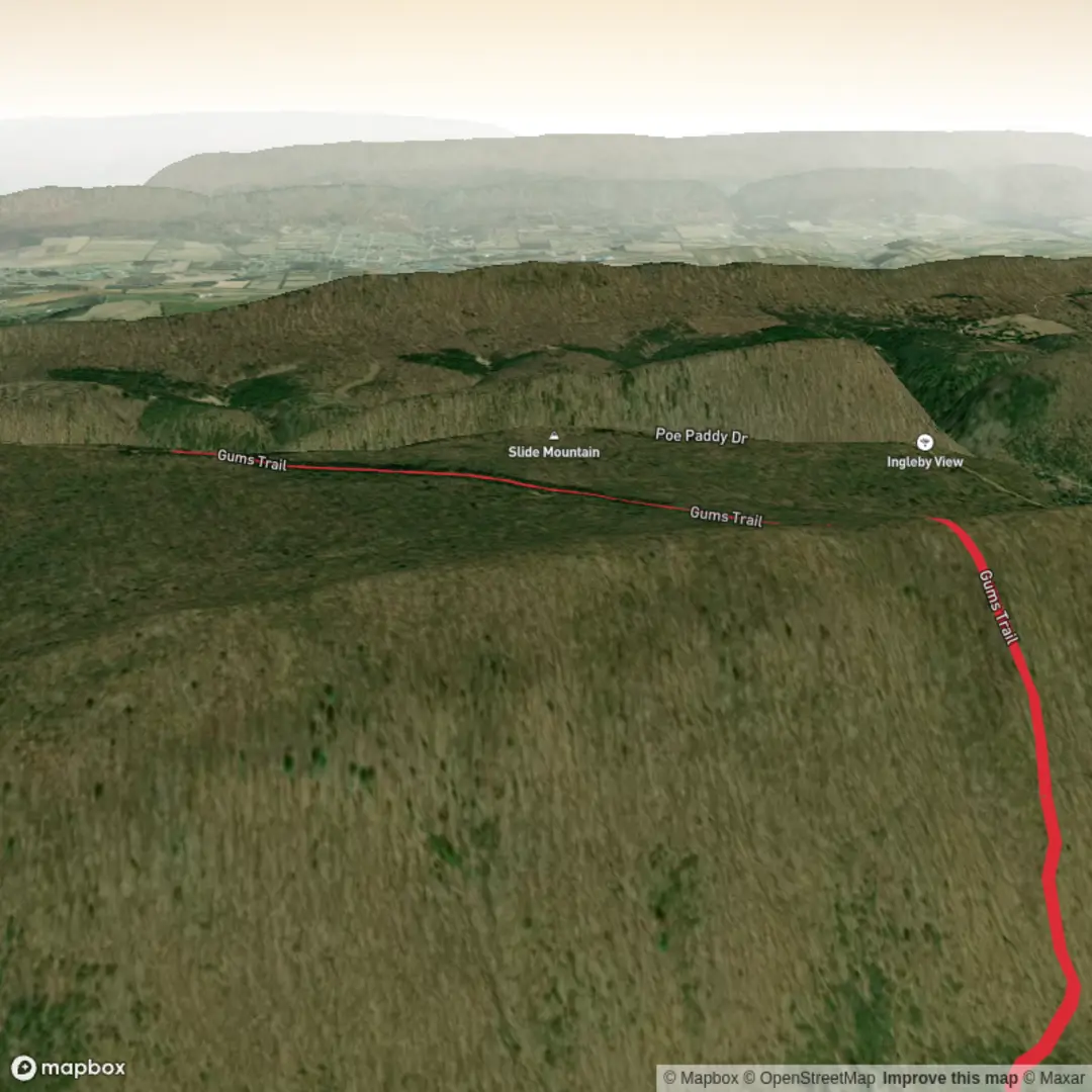 An image depicting the trail Gums Trail and its surrounding area.
