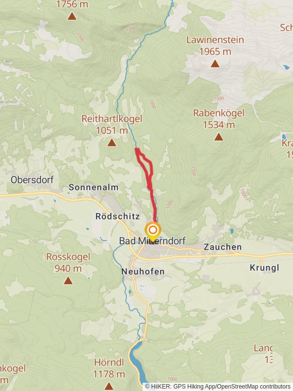 Fraungruberweg in Bad Mitterndorf mobile static map