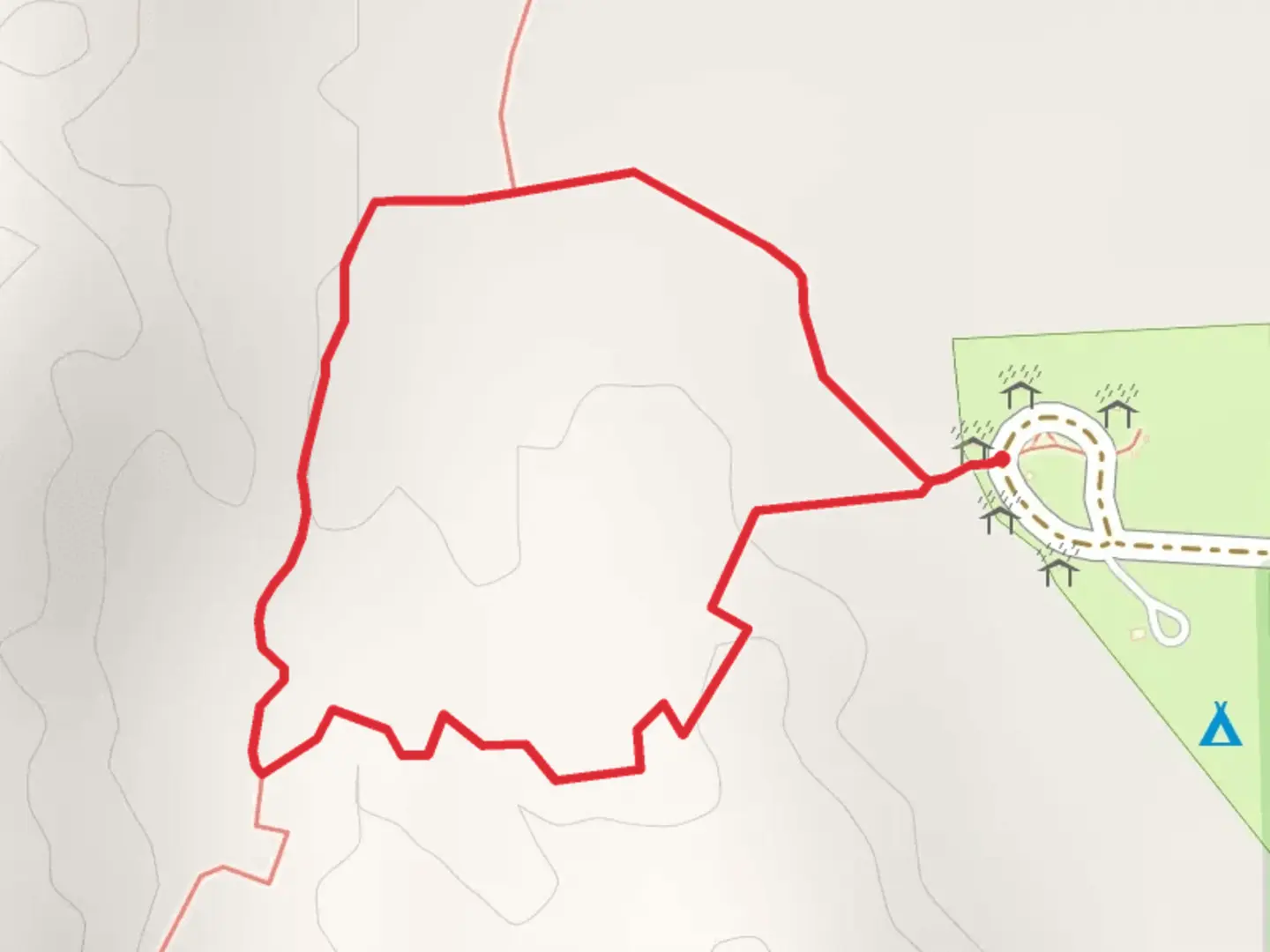 An image depicting the trail Toadstool Geological Park and Campground and its surrounding area.