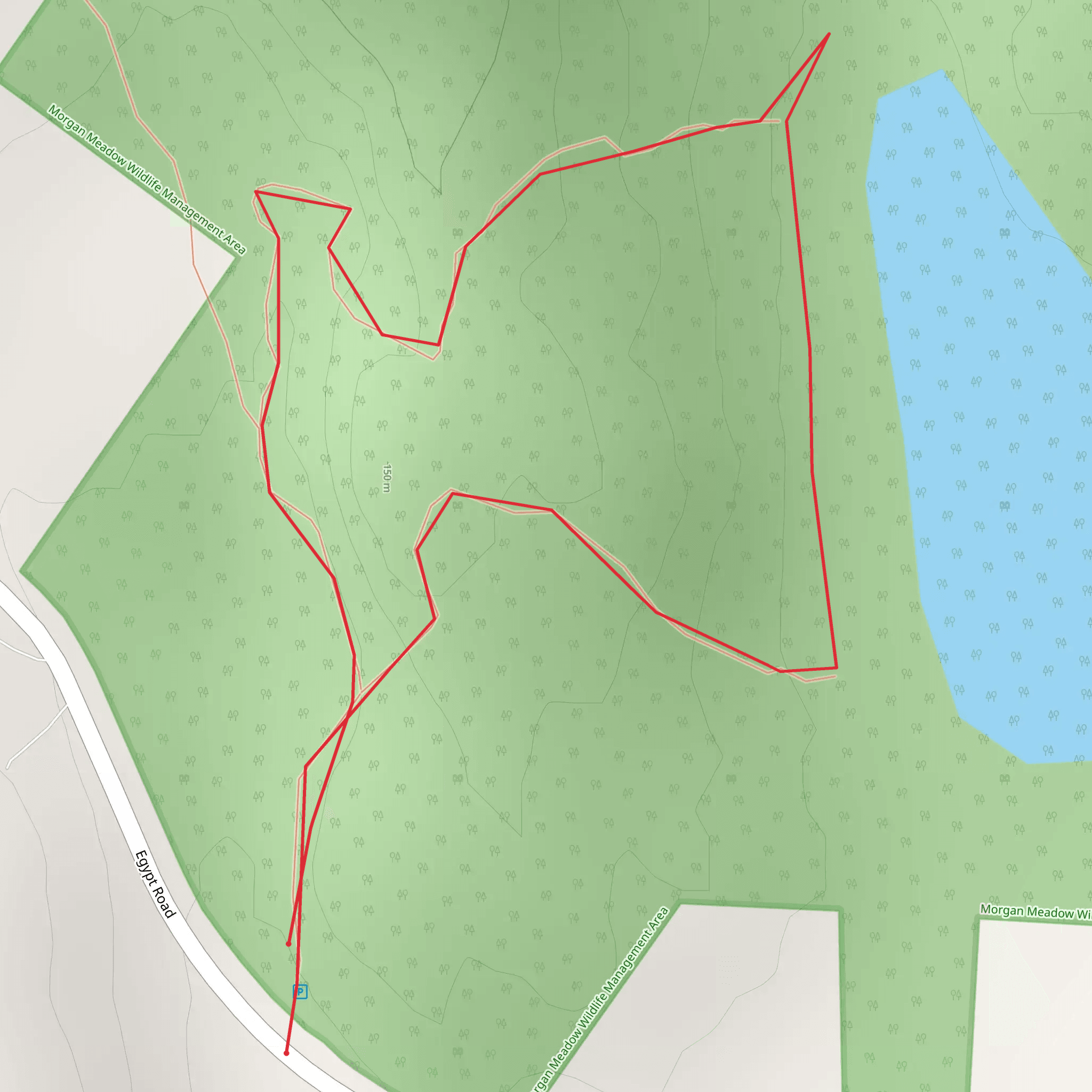 Glovers Wig Loop mobile static map