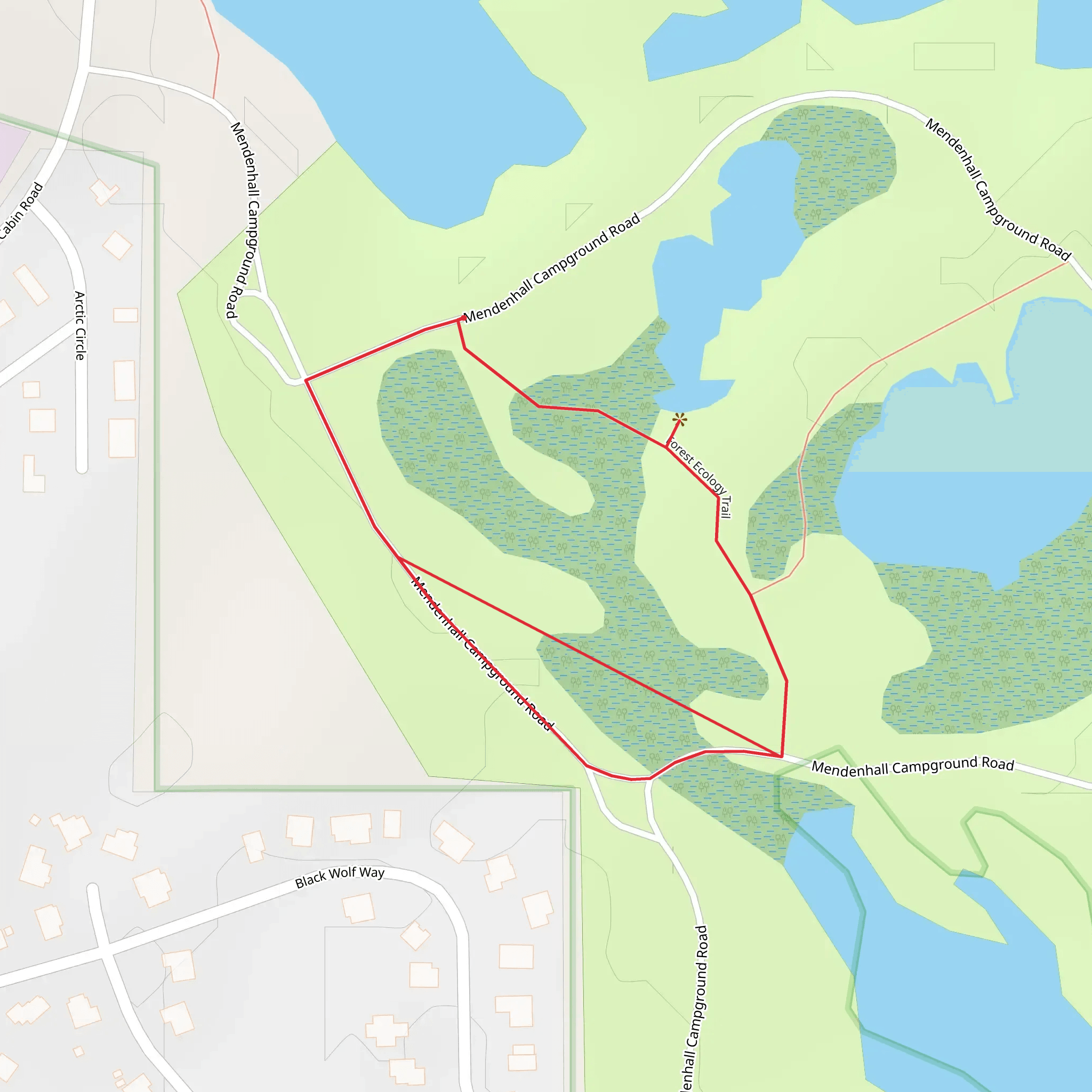 Forest Ecology Loop Trail mobile static map