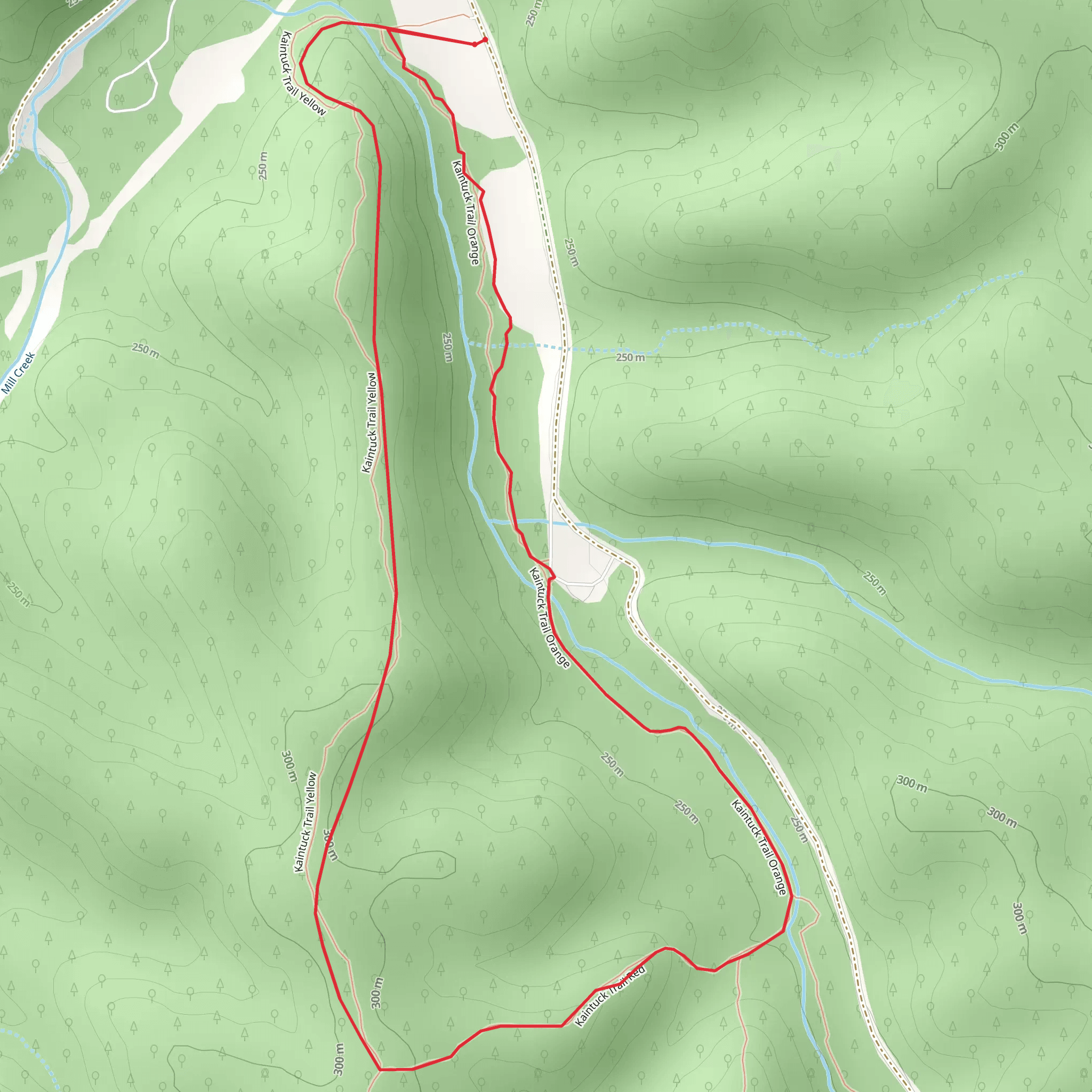 Acorn and Mushroom Loop Trail mobile static map