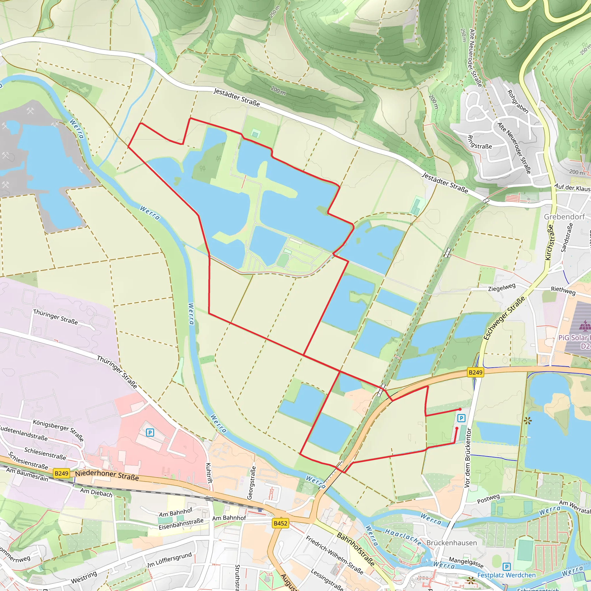 Meinhardsee Loop mobile static map