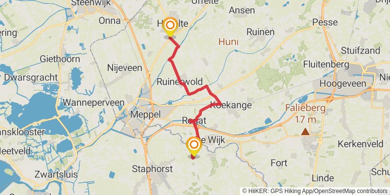 Maarten Van Rossumpad stage 17 Map
