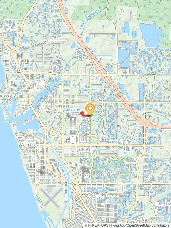 Loop beside Curry Creek from Pinebrook Road mobile static map