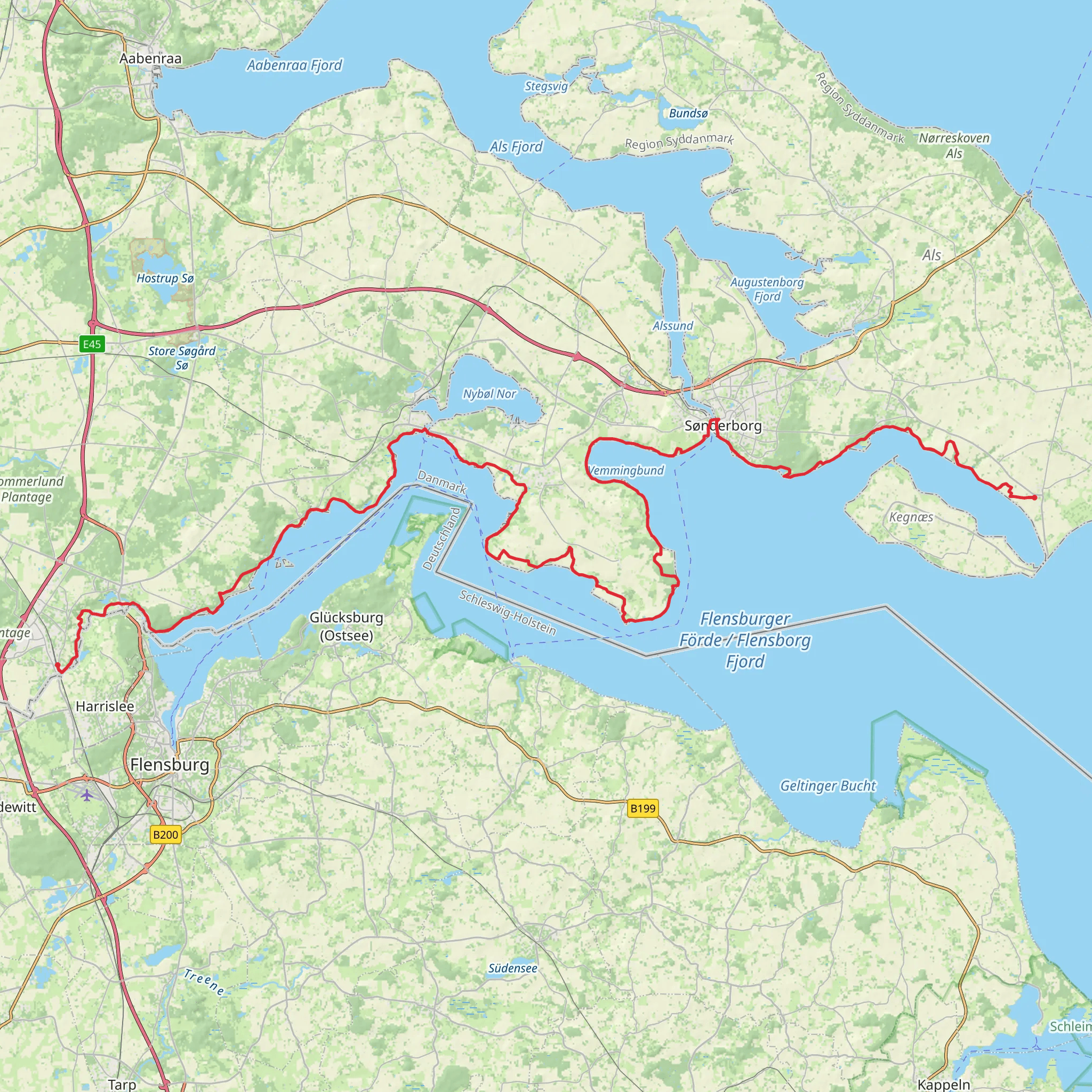 Gendarmstien mobile static map