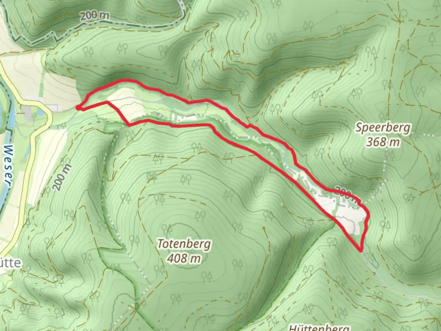 An image depicting the trail River Nieme Loop - Bursfelde and its surrounding area.