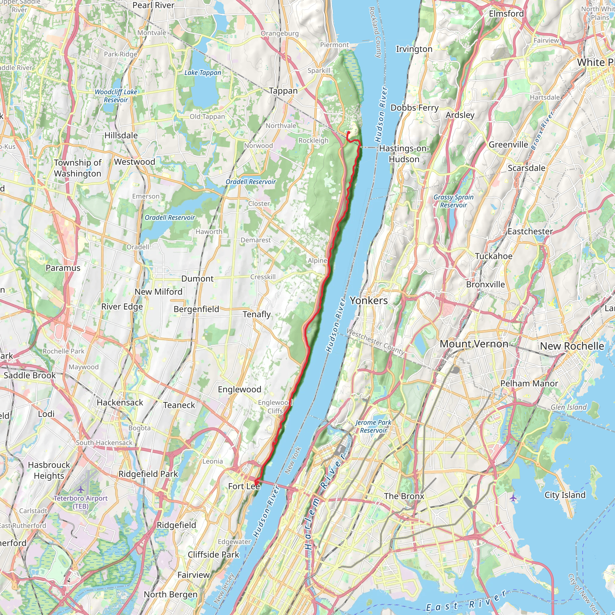 Long Path - Bergen County mobile static map