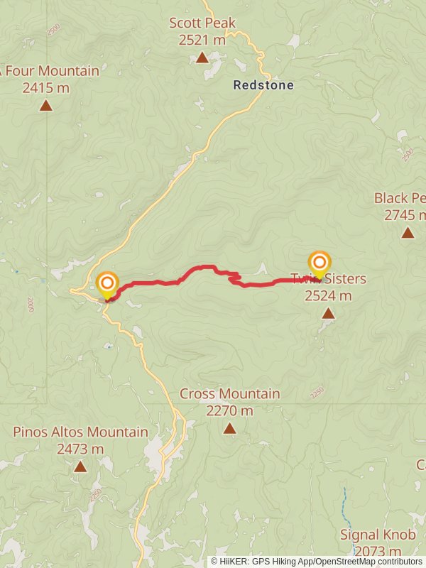 Little Cherry mobile static map