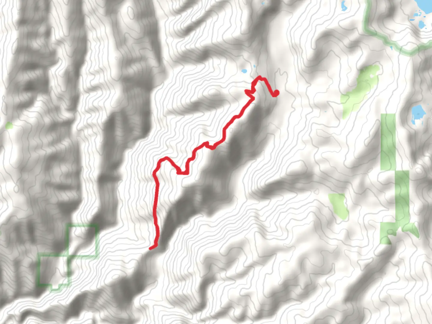 An image depicting the trail Big Boulder Trail and its surrounding area.