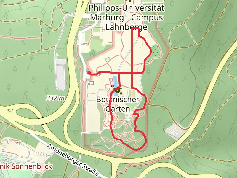 Botanischer Garten and Huegelgraeber Loop