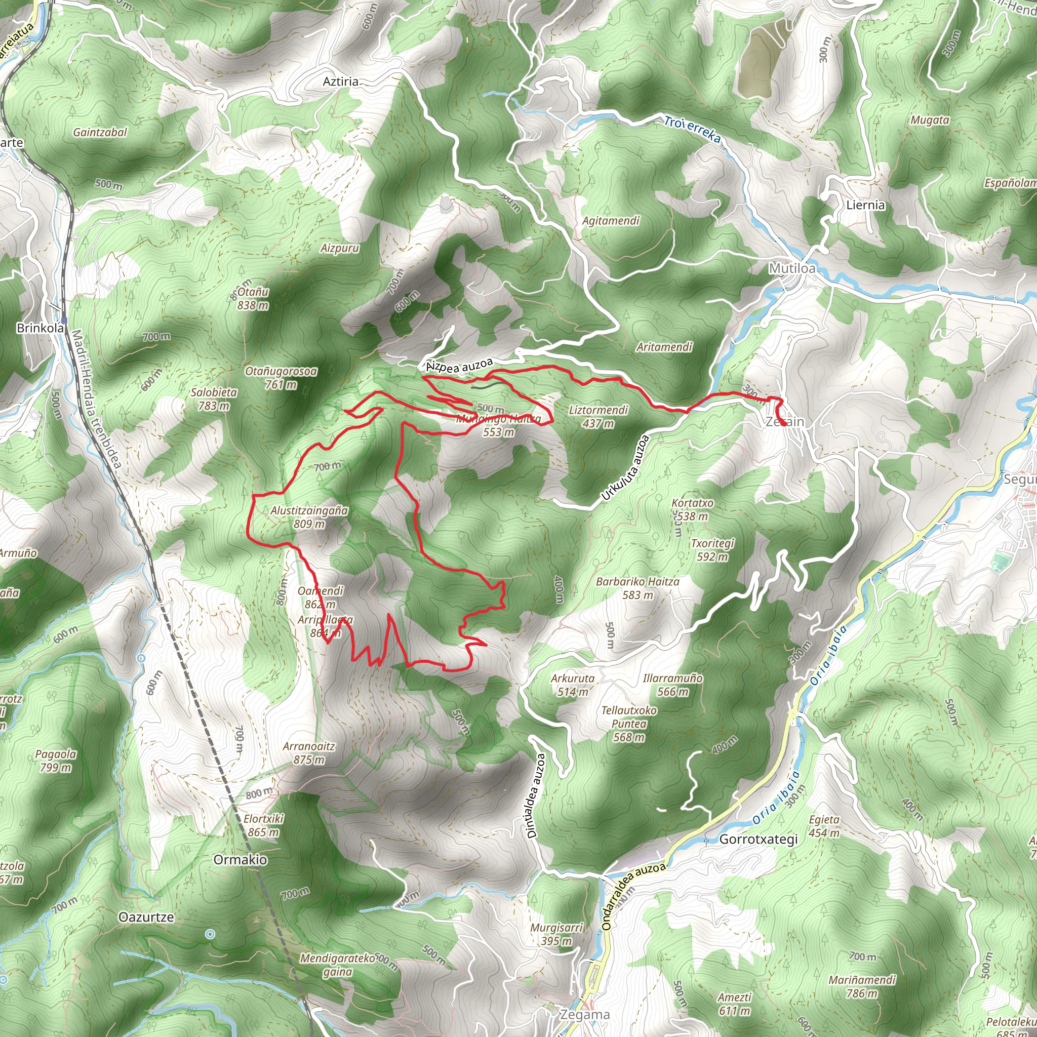 Aizkorbe Iron Path PR GI 3008 mobile static map