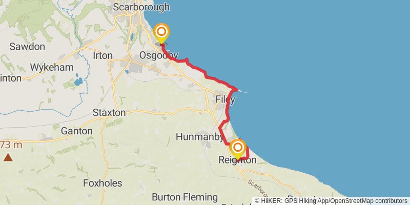 Yorkshire Round stage 29 Map