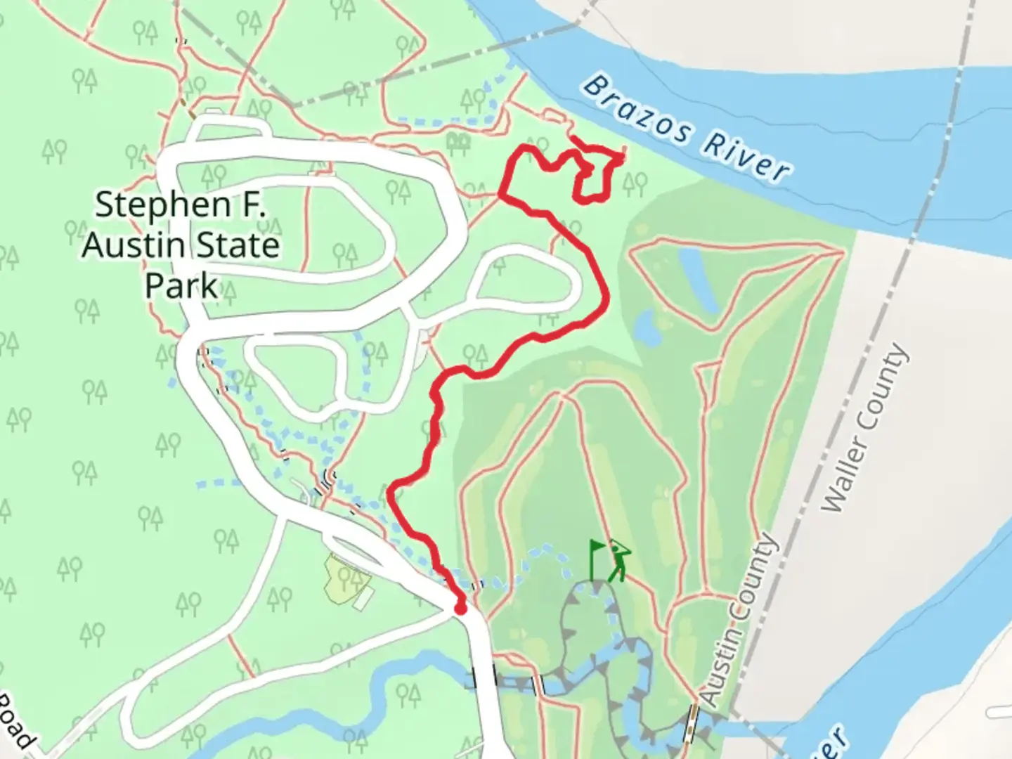 An image depicting the trail Ironwood and Barred Owl Trail and its surrounding area.