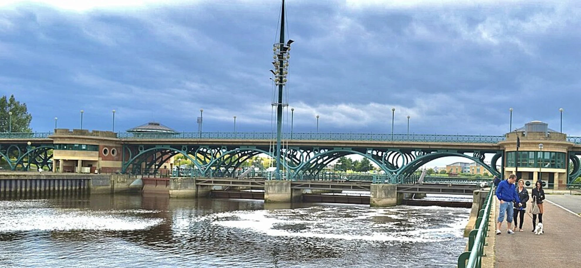An image depicting the trail Tees Barrage Loop and its surrounding area.