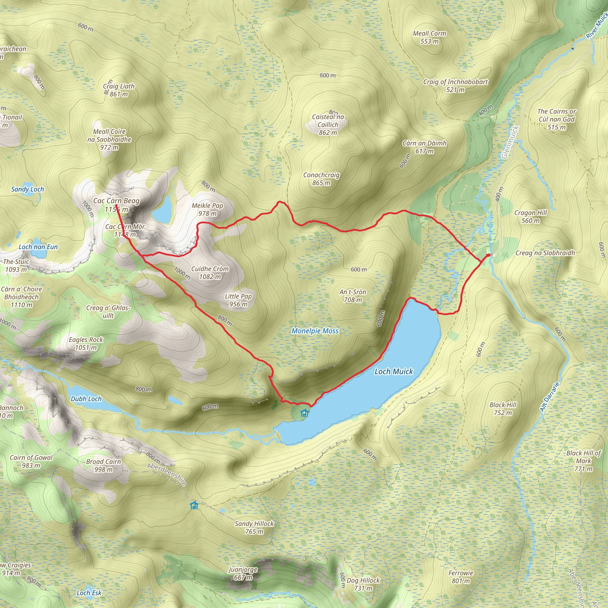 Loch Nagar circuit mobile static map