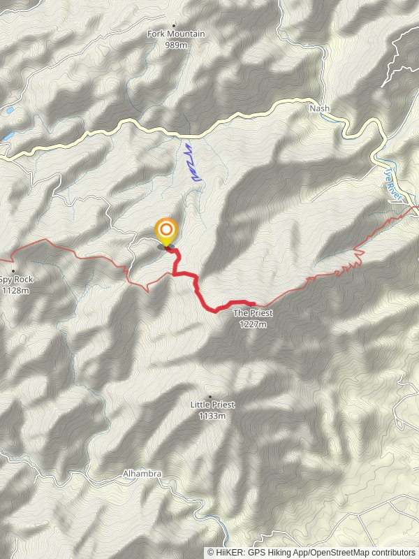 The Priest via Shoe Creek Trail