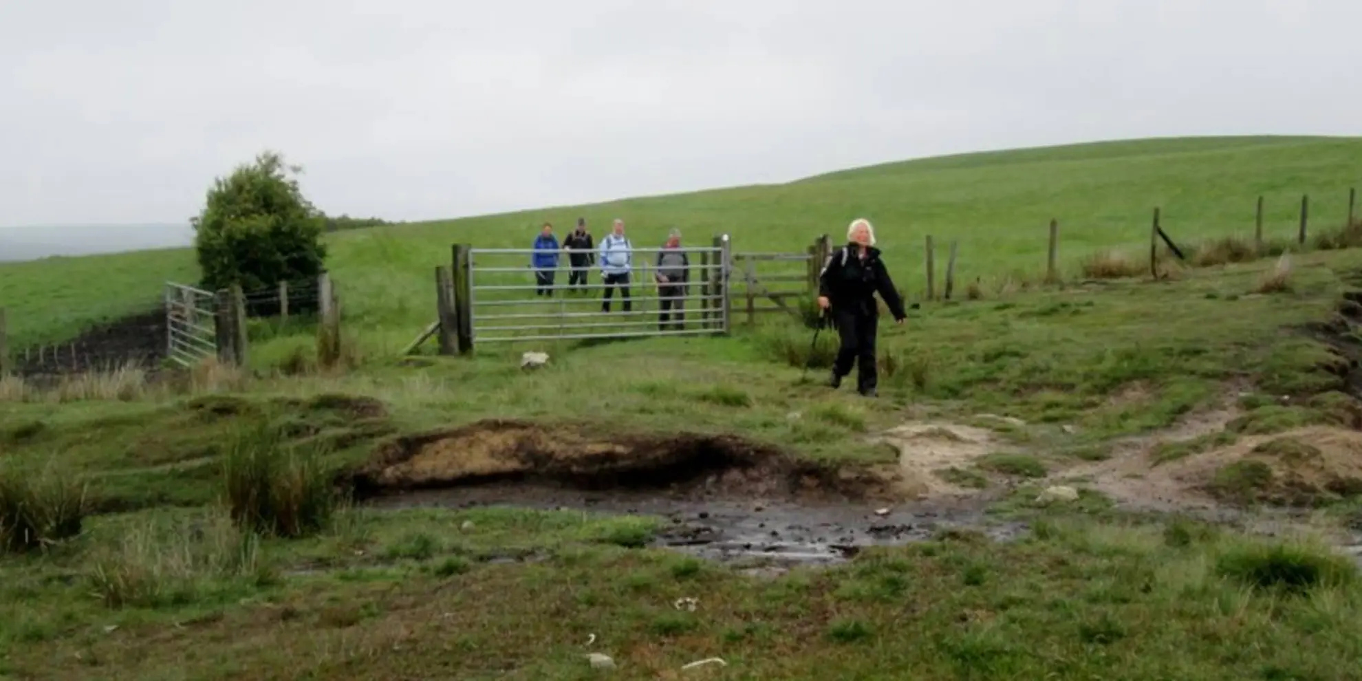 An image depicting the trail Burn Howe Rigg from Jugger Howes and its surrounding area.