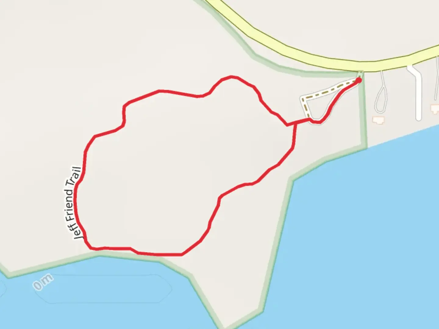 An image depicting the trail Jeff Friend Loop Trail and its surrounding area.