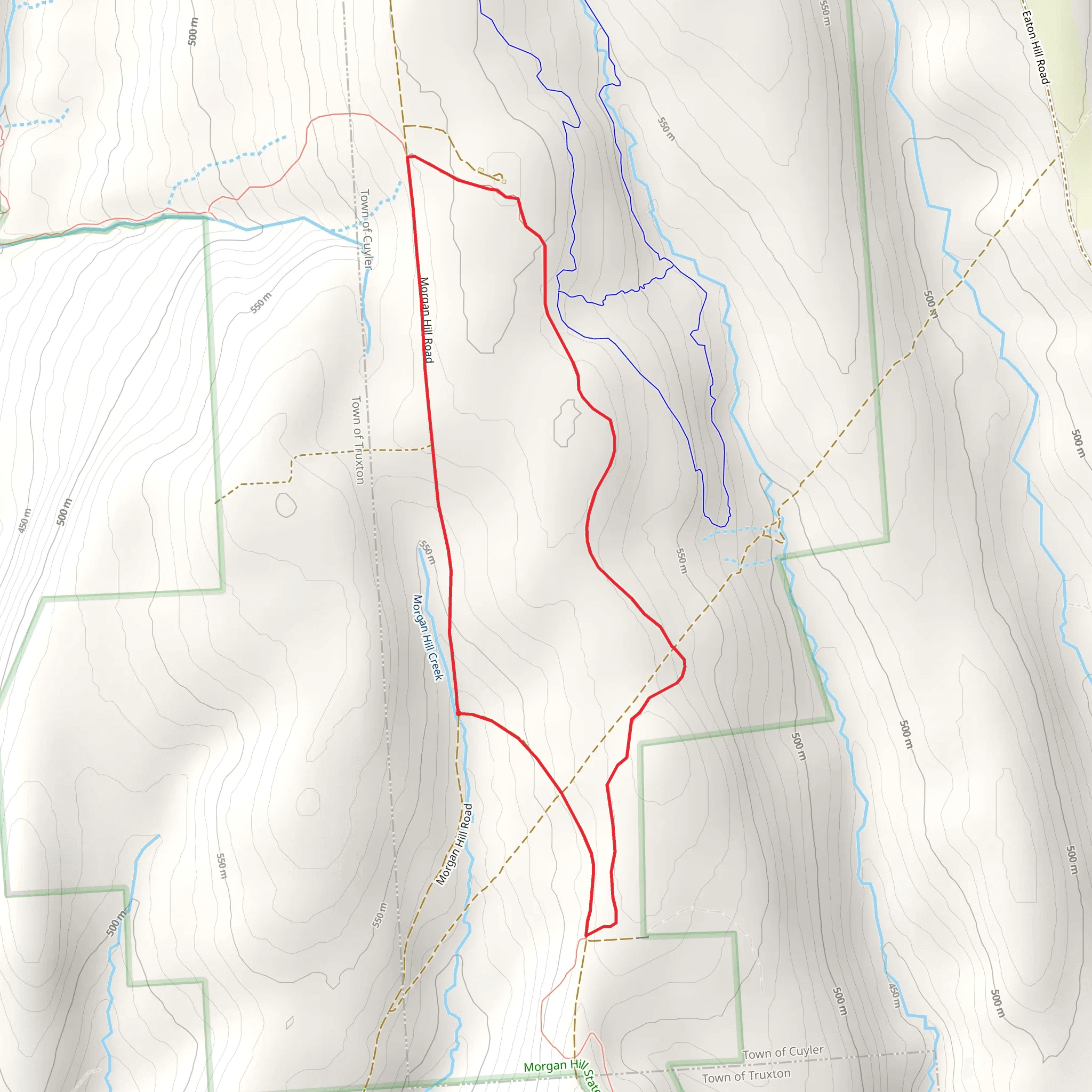 Morgan Hill Road Loop mobile static map